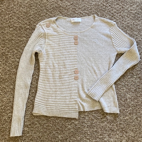 Vintage Sweaters - Putortí Abstract Ribbed Sweater